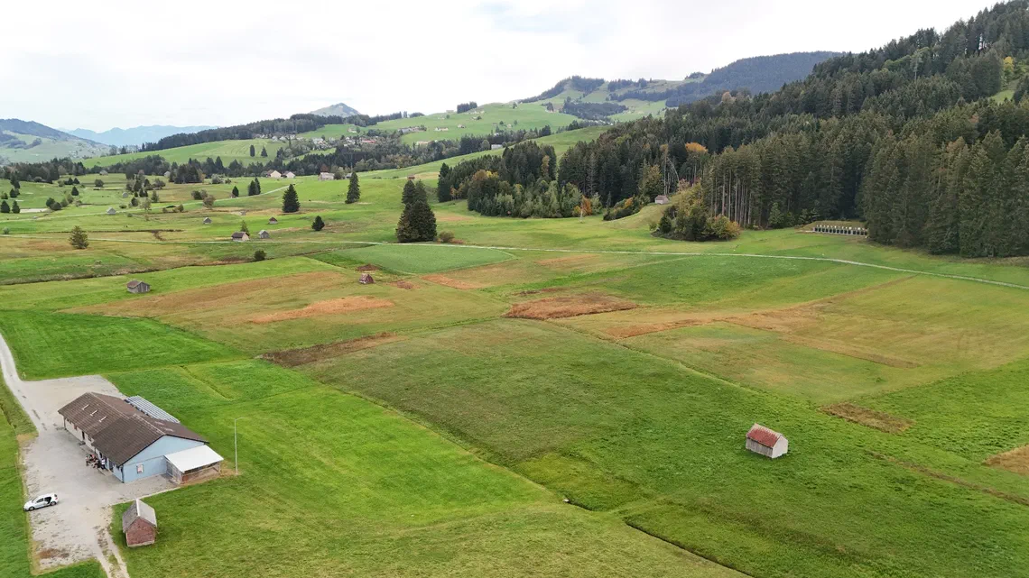 Schiessanlage Gonten aus der Luft